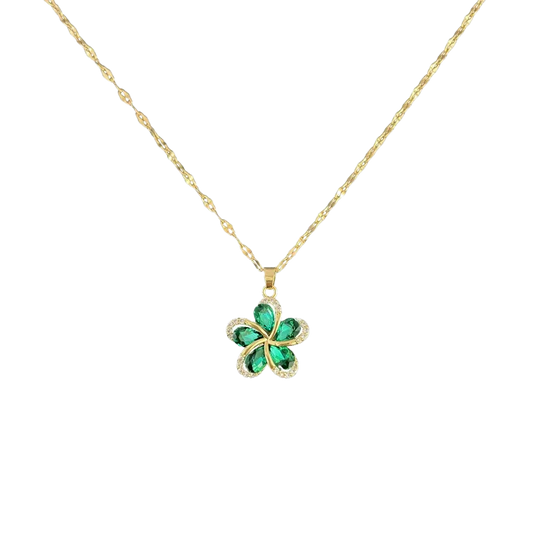 Collana donna con ciondolo a fiore